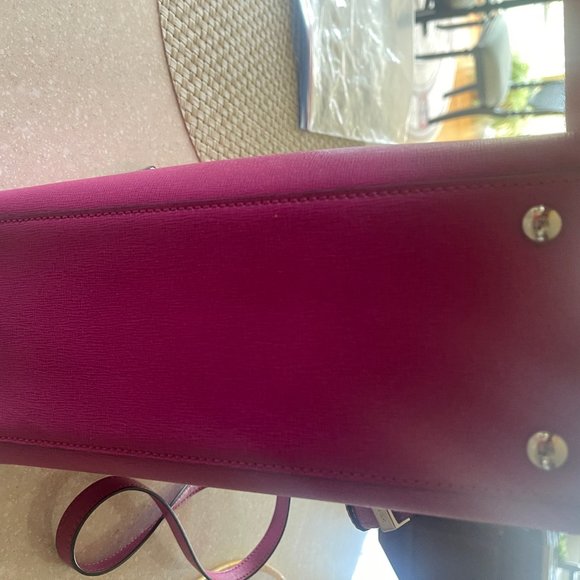 FENDI Vitello Elite Petite 2Jours Pink Handbag - Picture 2 of 8